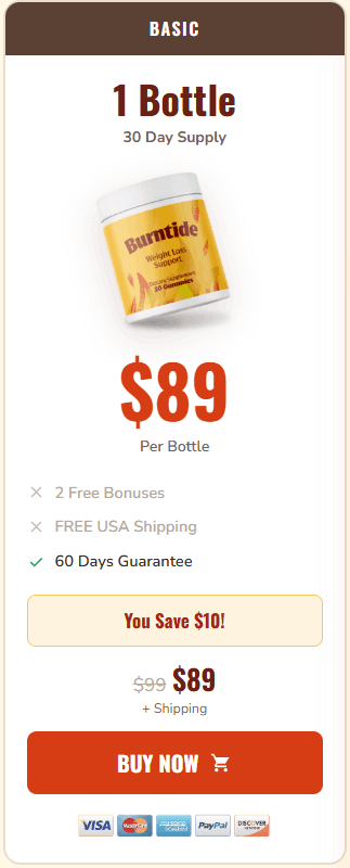 Order Burntide 1 Bottle
